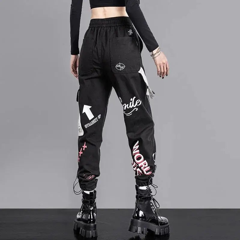 Fly Higher Graffiti Cargo Pants Trousers