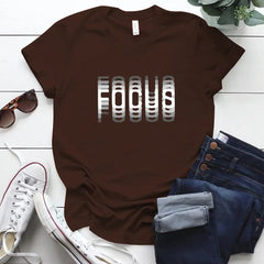 Focus Optical Illusion Aesthetic T-Shirt