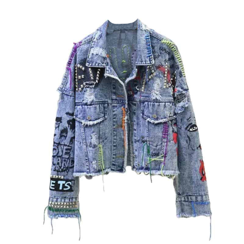 ’Forget About Your Phone’ Denim Jacket