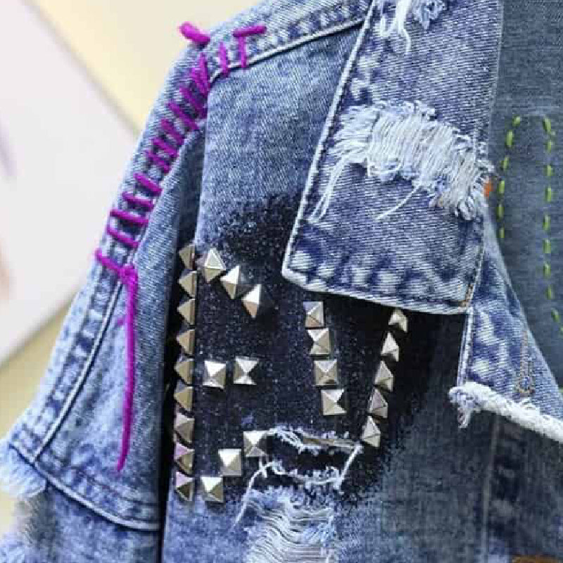 ’Forget About Your Phone’ Denim Jacket