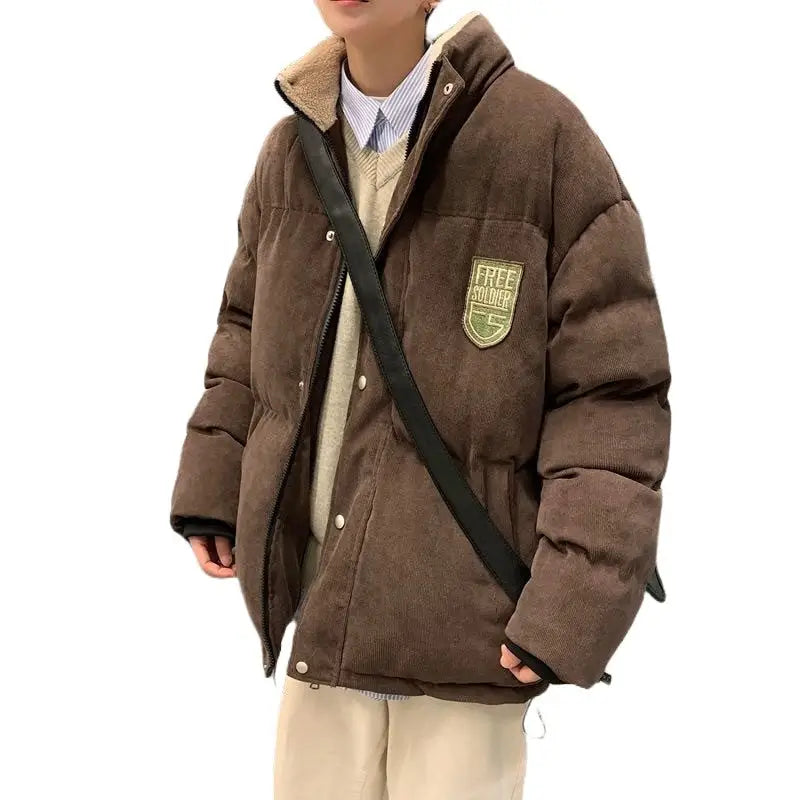 Free Soldier Corduroy Thicken Winter Coat