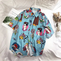 Frida Kahlo Button Shirt