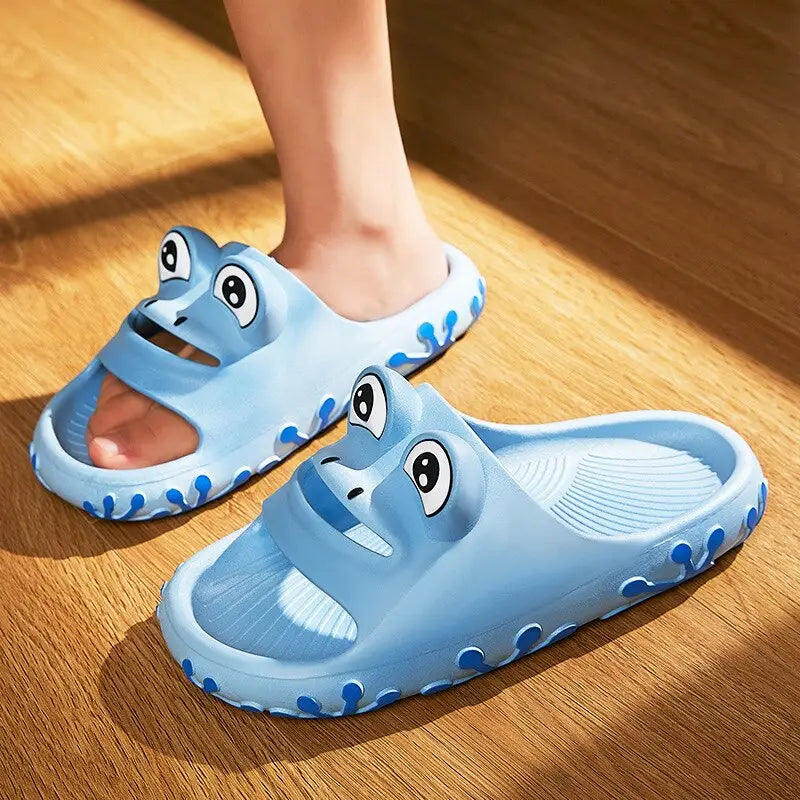 Frog Anti-Slip Slipper - Blue / 36-37 - Slippers
