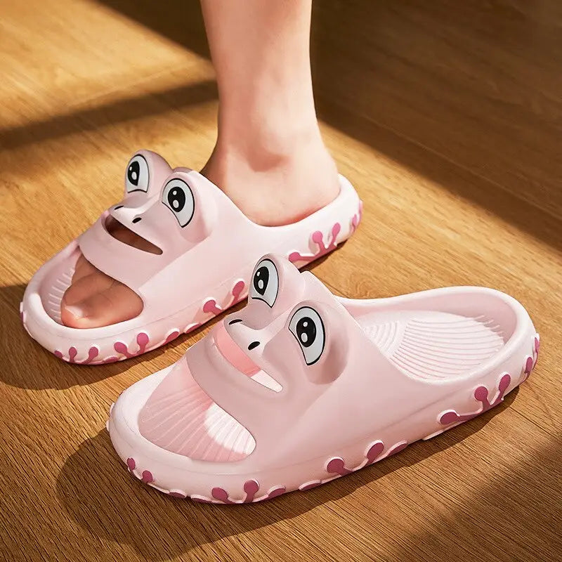 Frog Anti-Slip Slipper - Pink / 36-37 - Slippers