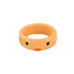 Frog Plastic Ring Happy Garden Accessory