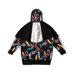 Full color cartoon jacket hooded coat