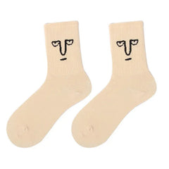 Funky Surprise Face Cotton Socks