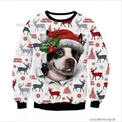 Funny Animals Ugly Christmas Unisex Sweater