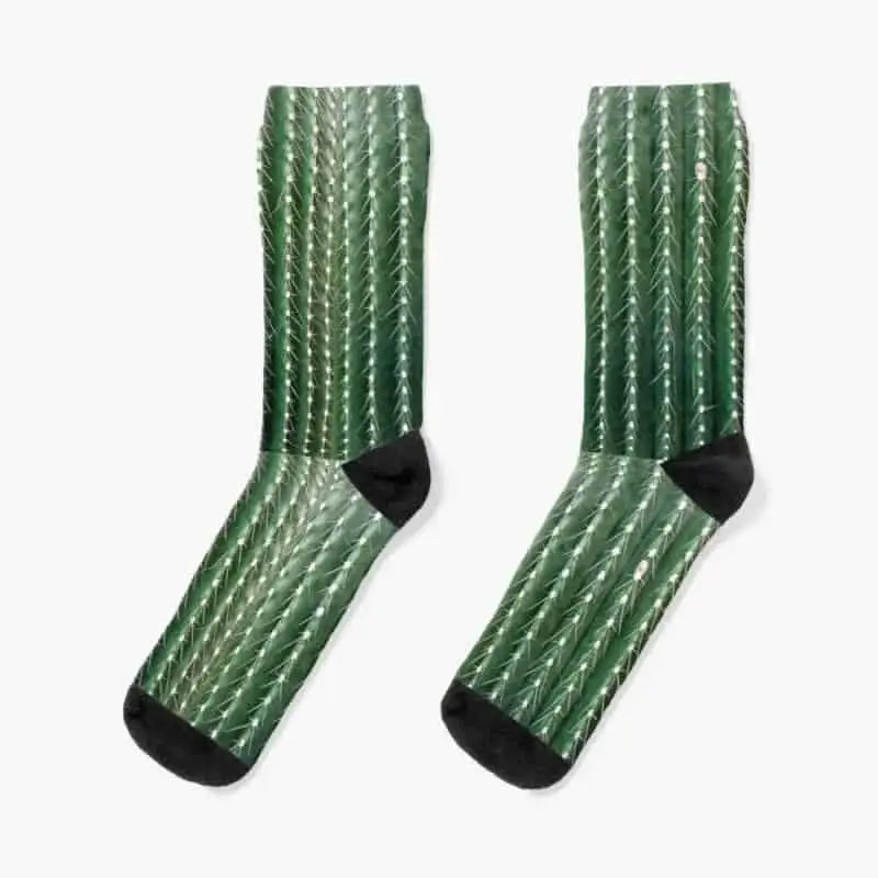 Funny Cactus Middle Tube Socks