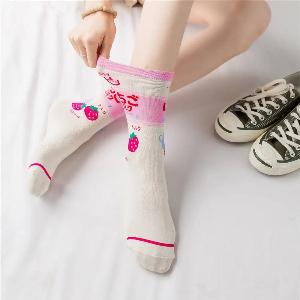 Funny Cartoon Cotton Socks