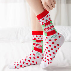Funny Cartoon Cotton Socks for Men and Women
