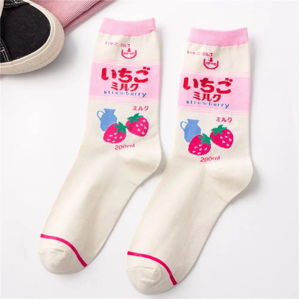 Funny Cartoon Cotton Socks for Men and Women