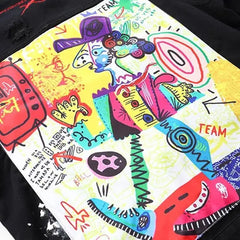 Funny Illustration Denim Jacket for Men and Women