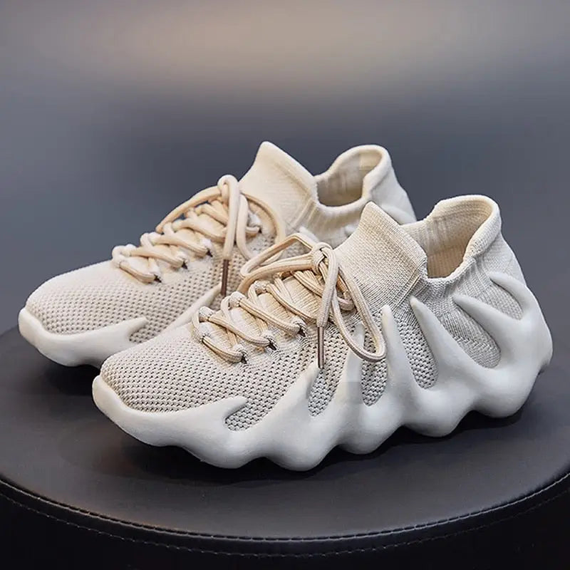 Futuristic Platform Breathable Sporty Sneakers