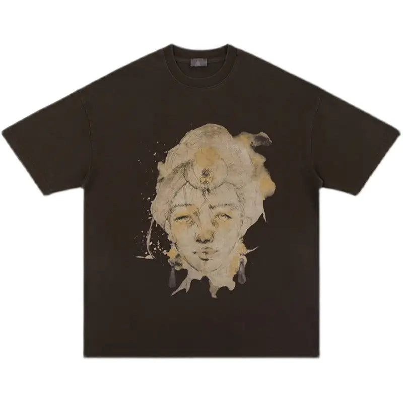 Gallery Dept Round Neck Loose Fit T Shirt