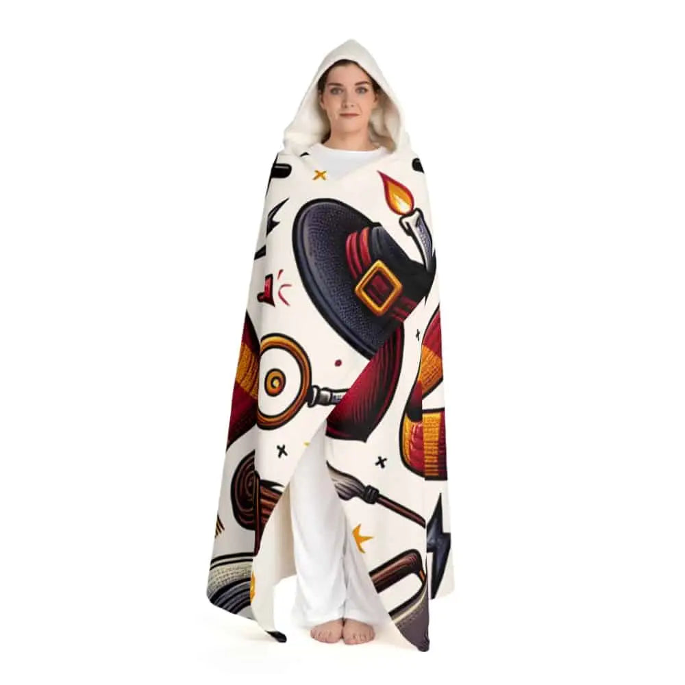 Gemma Moonstone - Magical Hooded Sherpa Fleece Blanket