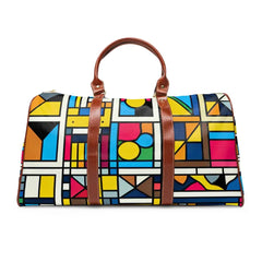 Geo Patterned Area Travel Bag for Everyday 20’’ x 12’’