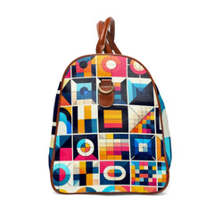 Geometric Area Travel Bag with Colorful Pattern 20’’ x 12’’