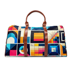 Geometric Area Travel Bag with Colorful Pattern 20’’ x 12’’