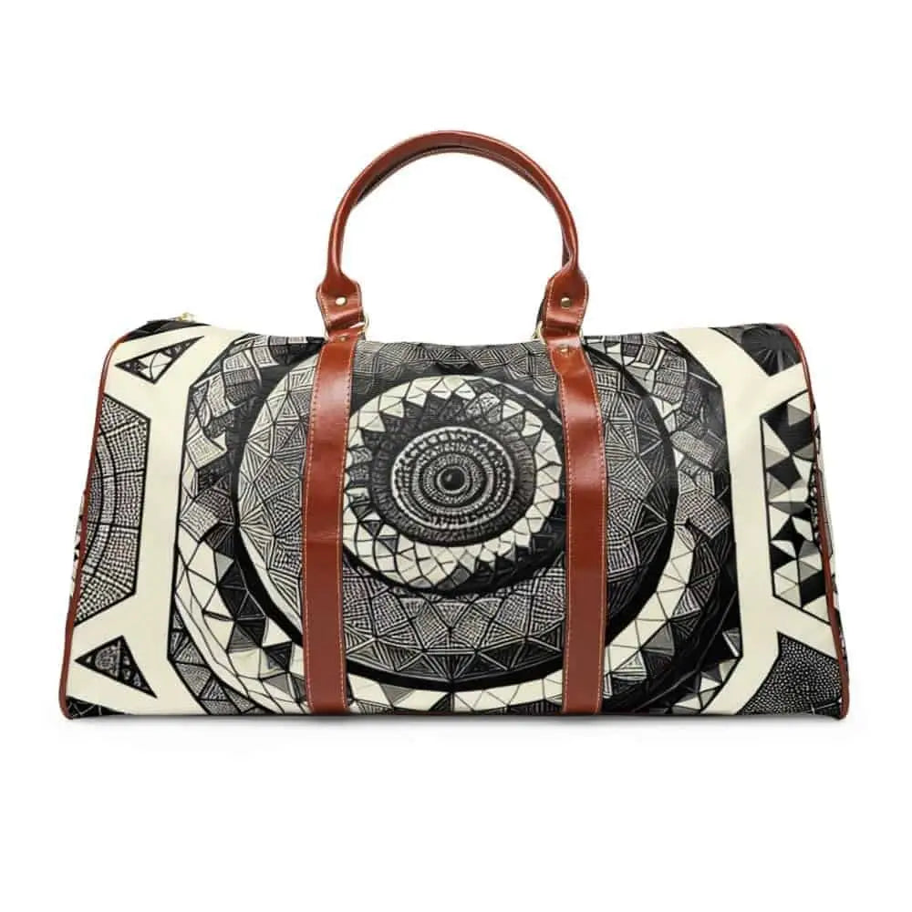 Geometric Area Travel Bag with Polygon Pattern 20’’ x 12’’