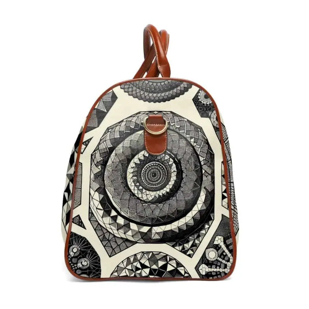 Geometric Area Travel Bag with Polygon Pattern 20’’ x 12’’