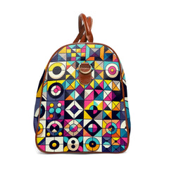 Geometric Area Travel Bags Featuring Vibrant Designs 20’’ x