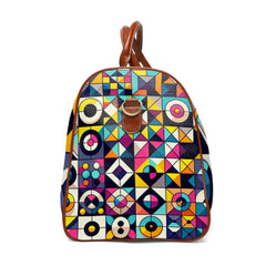 Geometric Area Travel Bags Featuring Vibrant Designs 20’’ x