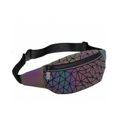 Geometric Luminous Fashion Waist Bag