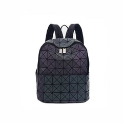 Geometric Luminous Rhomboid Backpack - 1 / One Size