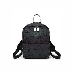 Geometric Luminous Rhomboid Backpack - 2 / One Size /