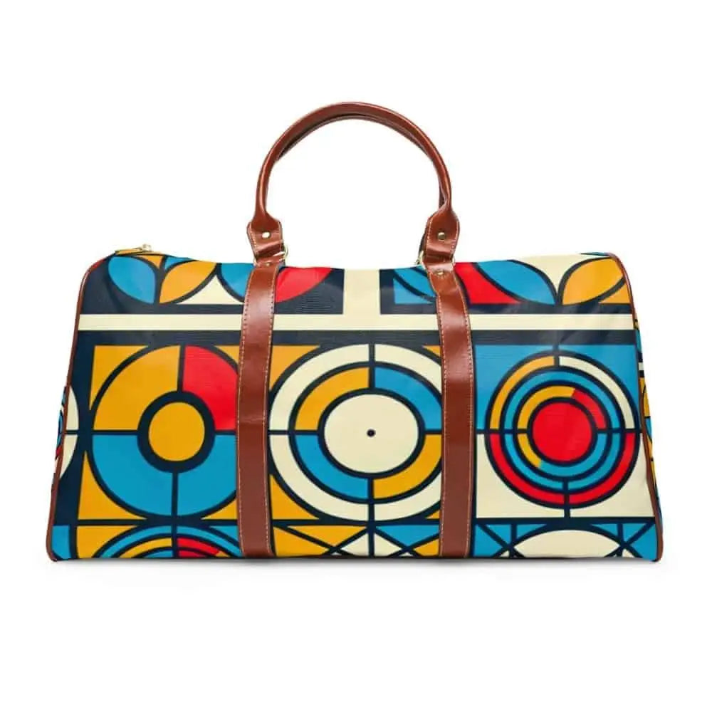 Geometric Travel Bag with Artistic Charm by Area 20’’ x