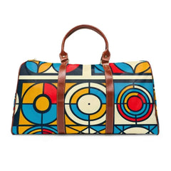 Geometric Travel Bag with Artistic Charm by Area 20’’ x