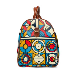 Geometric Travel Bag with Artistic Charm by Area 20’’ x