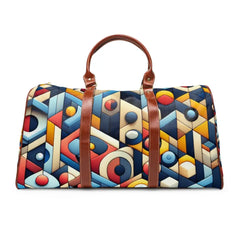 Geometric Travel Bag with Colorful Pattern Design 20’’ x