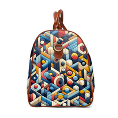 Geometric Travel Bag with Colorful Pattern Design 20’’ x