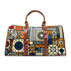 Geometric Travel Bag with Colorful Pattern Design 20’’ x