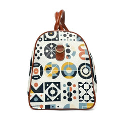 Geometric Travel Bag with Eye-Catching Area Design 20’’ x