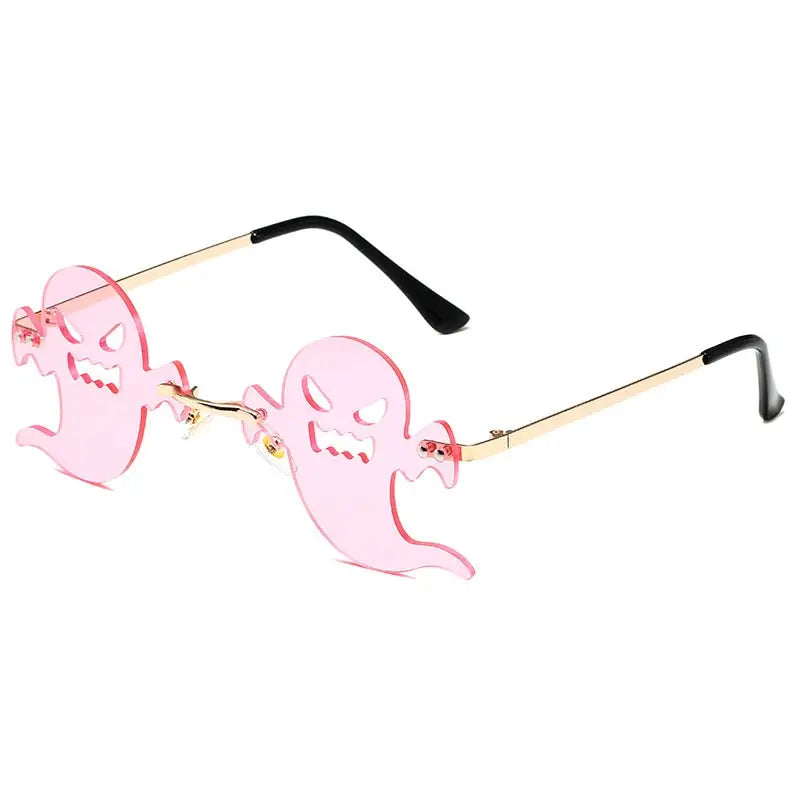 Ghost Frameless Sunglasses - Pink / One Size