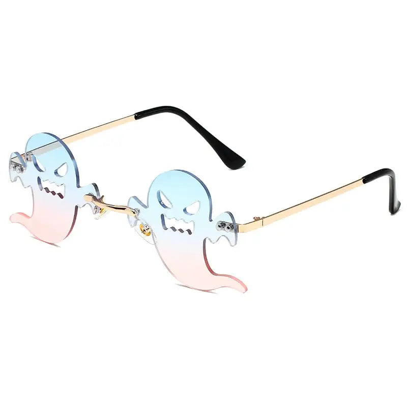 Ghost Frameless Sunglasses - Pink. / One Size