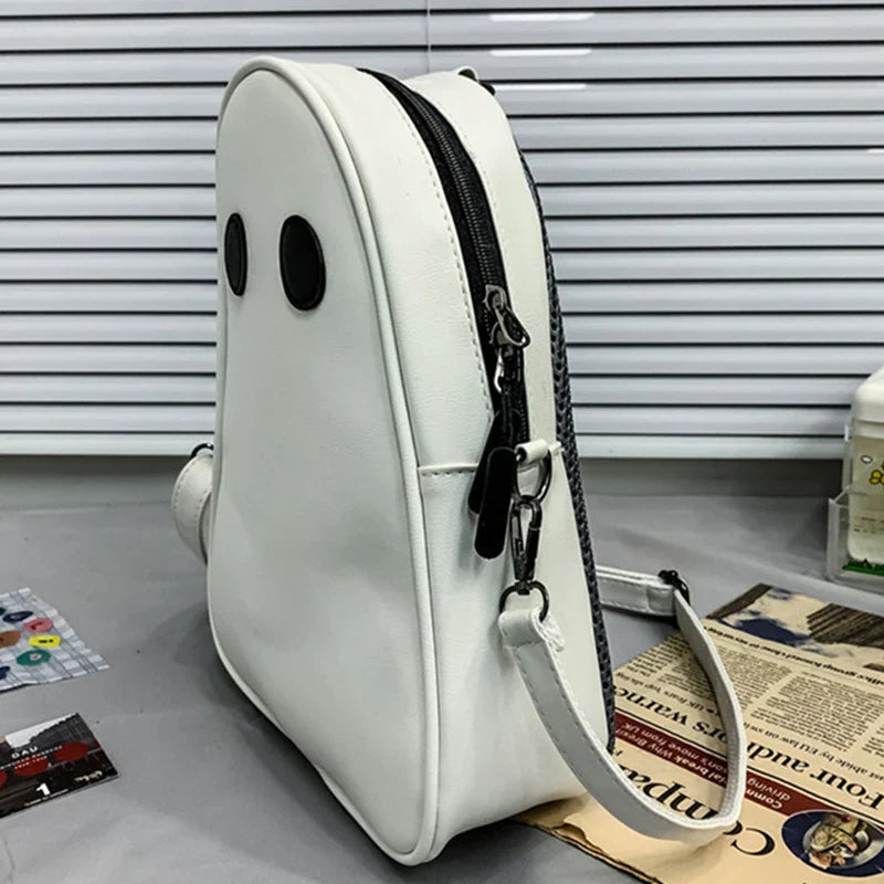 Ghost PU Shoulder Crossbody Straps Bag