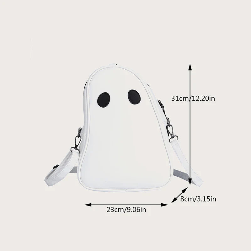 Ghost PU Shoulder Crossbody Straps Bag