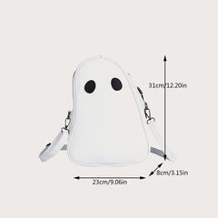 Ghost PU Shoulder Crossbody Straps Bag