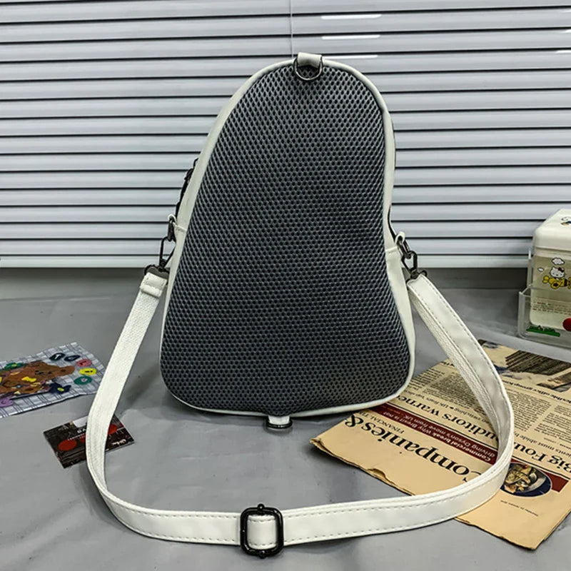 Ghost PU Shoulder Crossbody Straps Bag