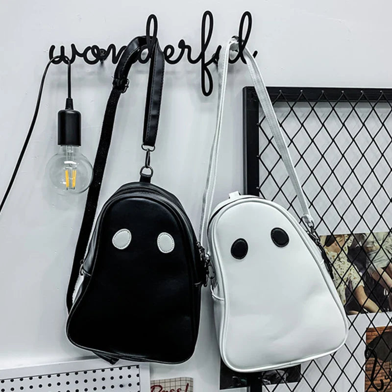 Ghost PU Shoulder Crossbody Straps Bag