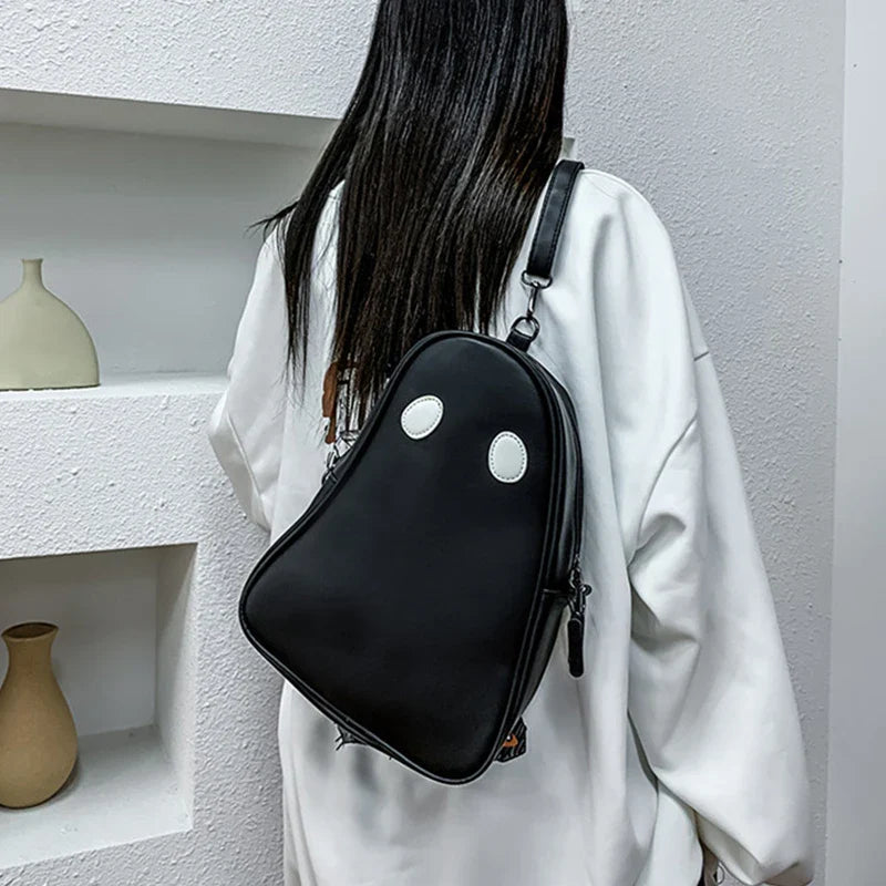 Ghost PU Shoulder Crossbody Straps Bag