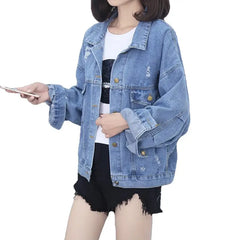 Girl Sequined Denim Jacket