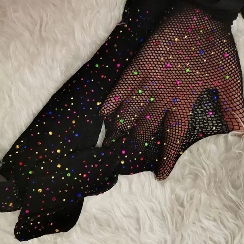 Glitter Mesh Pantyhose