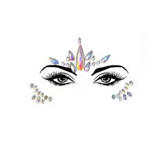 Glow in the Dark Rhinestone For Face Sticker