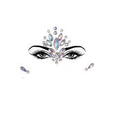 Glow in the Dark Rhinestone For Face Sticker