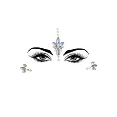 Glow in the Dark Rhinestone For Face Sticker